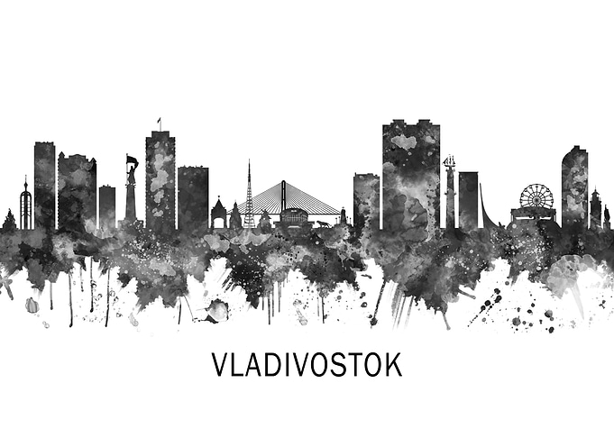 Vladivostok Russia Skyline