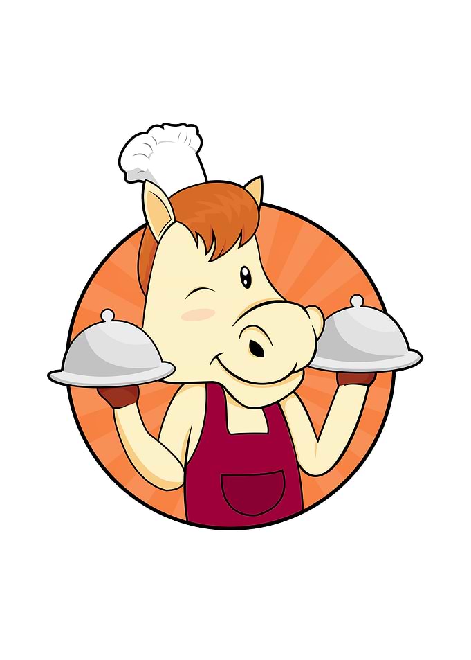 Horse Cook Serving plate