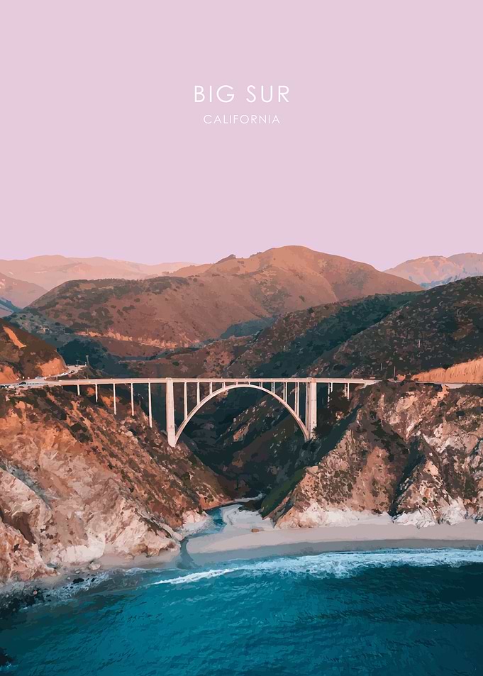 Big Sur California Artwork