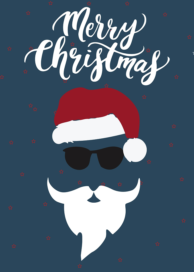 santa claus with glasses