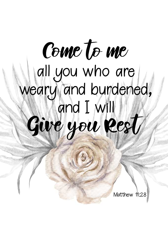 Come to Me Matthew 11 28