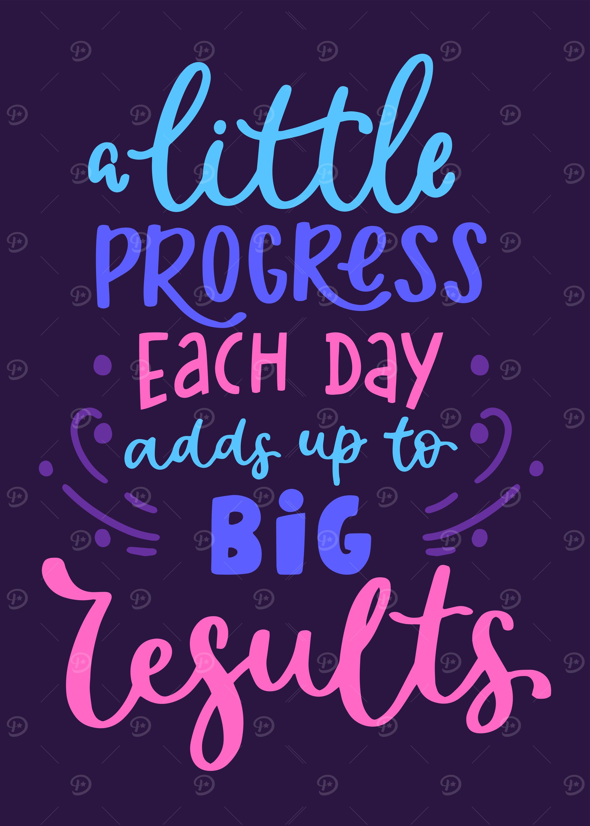 Little progress each day