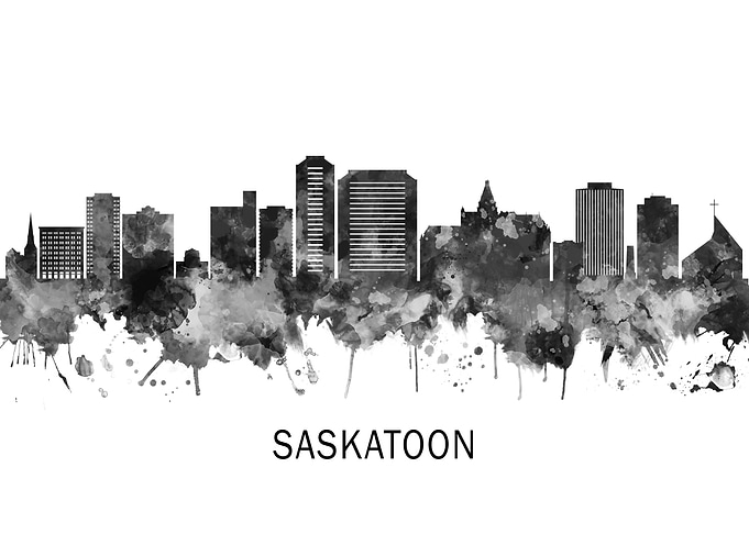 Saskatoon Canada Skyline