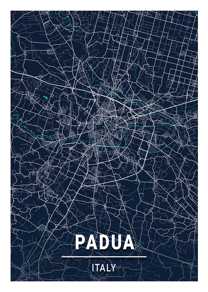 Padua Blue Dark Color City