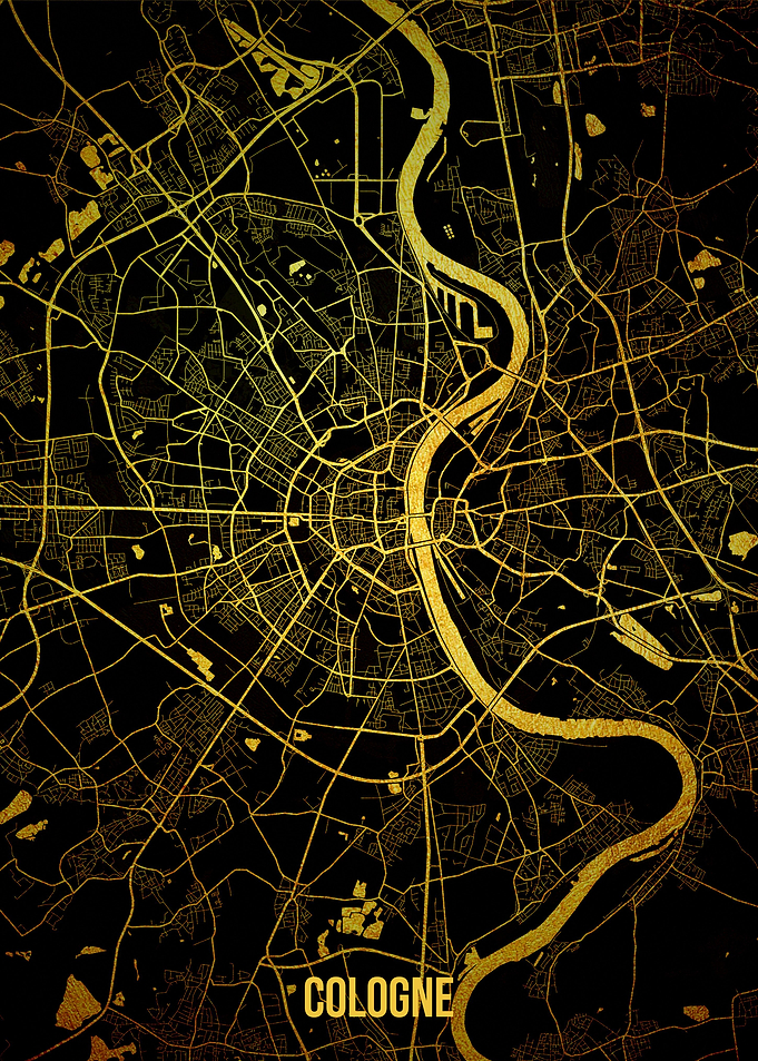 Cologne gold map