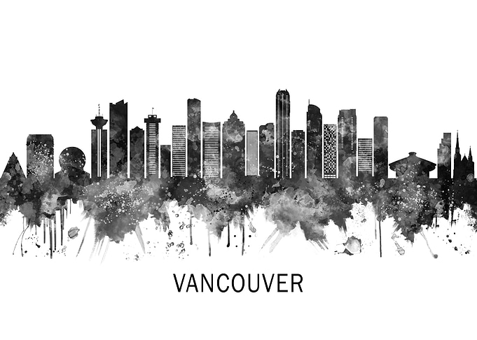 Vancouver Canada Skyline