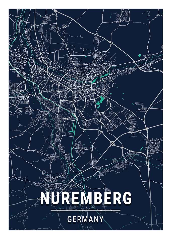 Nuremberg Blue Dark Color