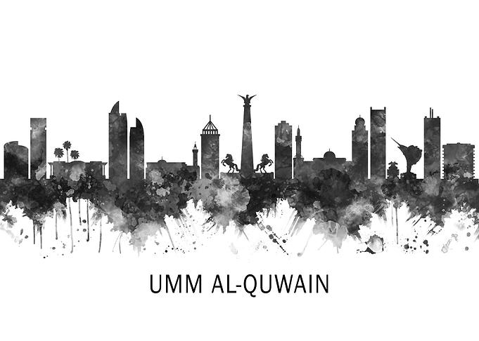 Umm alQuwain UAE Skyline