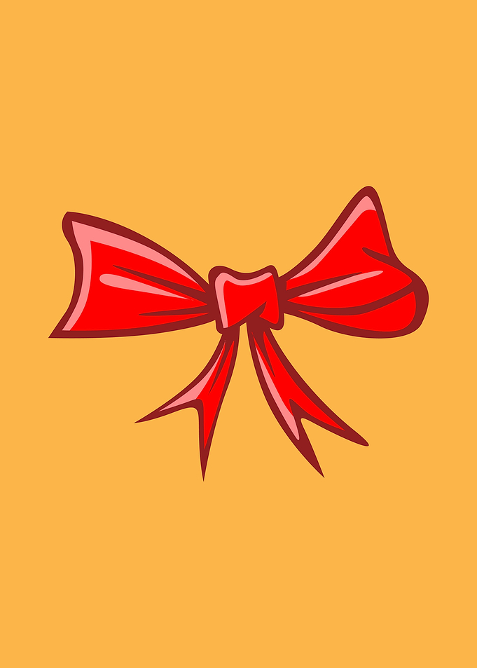 Christmas day ribbon