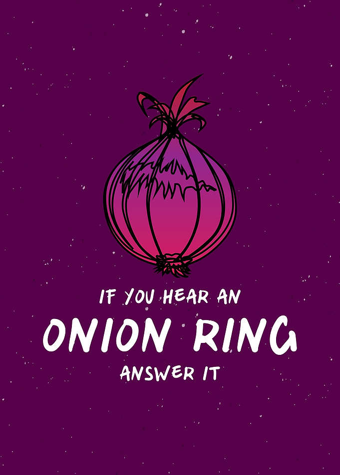 Onion Ring Quote Wall Art