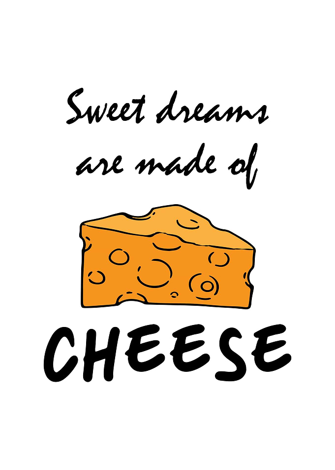 Funny Cheese Wall Art