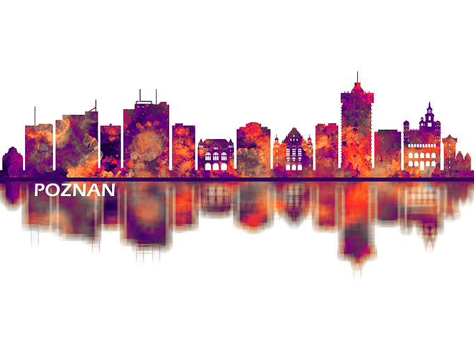 Poznan Poland Skyline
