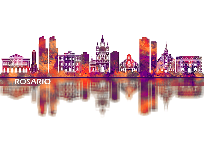 Rosario Argentina Skyline