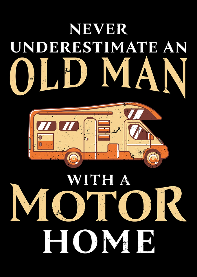Funny Old Man Motorhome