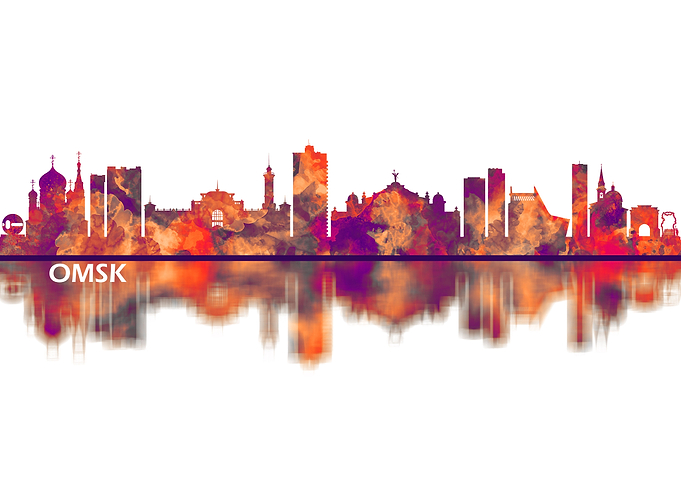 Omsk Russia Skyline