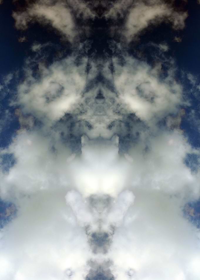 Psychedelic trippy sky