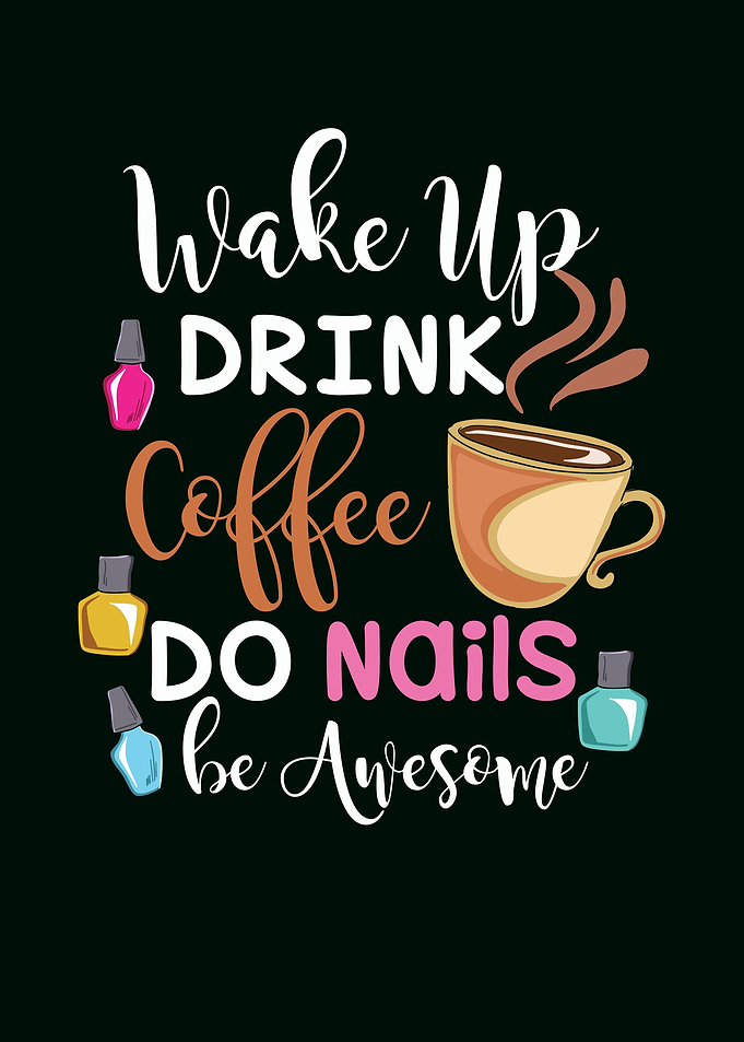 Coffee And Nail Art