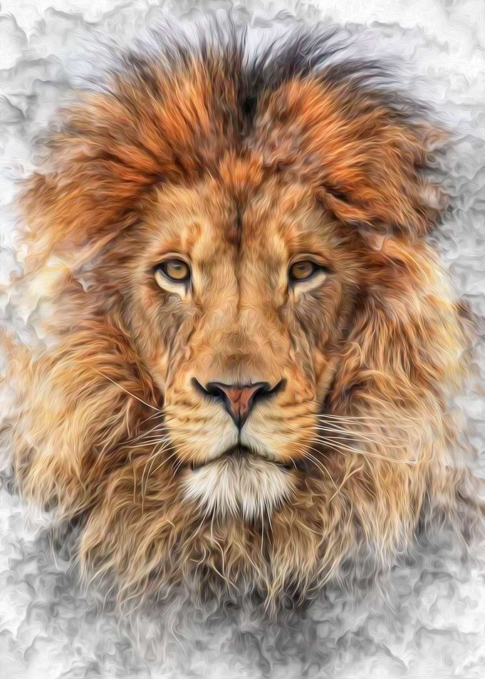 Lion Watercolor