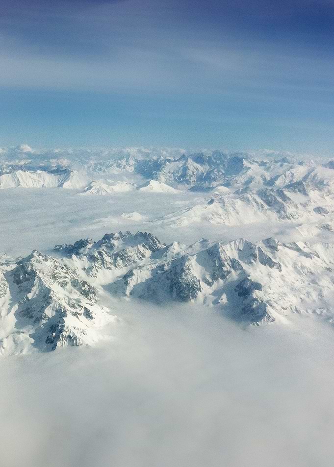 Above the clouds
