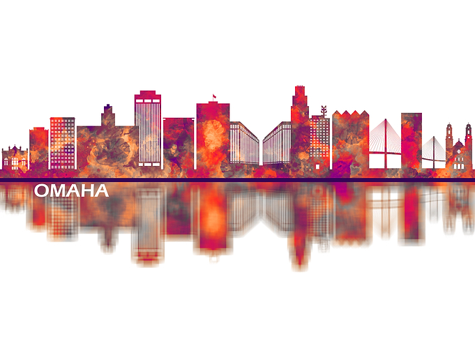 Omaha Nebraska Skyline