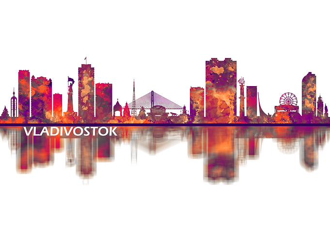 Vladivostok Russia Skyline