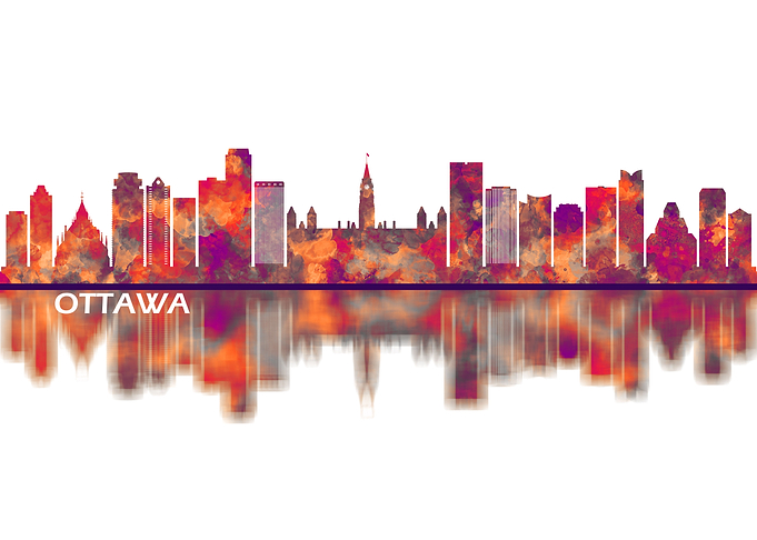 Ottawa Canada Skyline