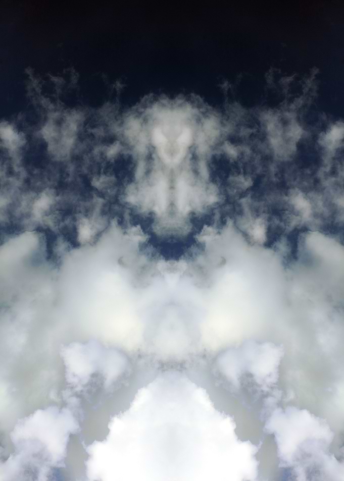 Psychedelic trippy sky
