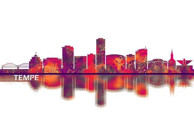 Tempe Arizona Skyline