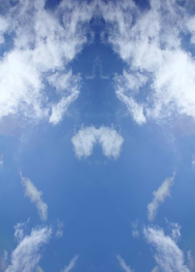 Psychedelic trippy sky