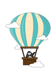 Penguin Balloon Clouds