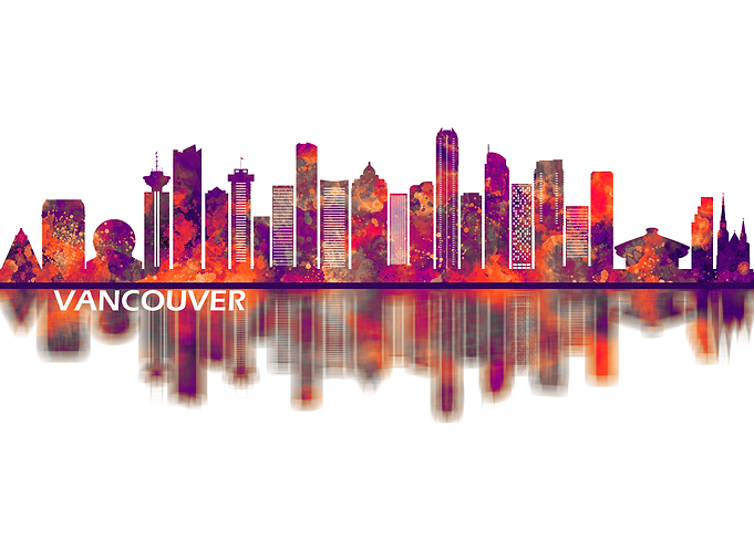 Vancouver Canada Skyline