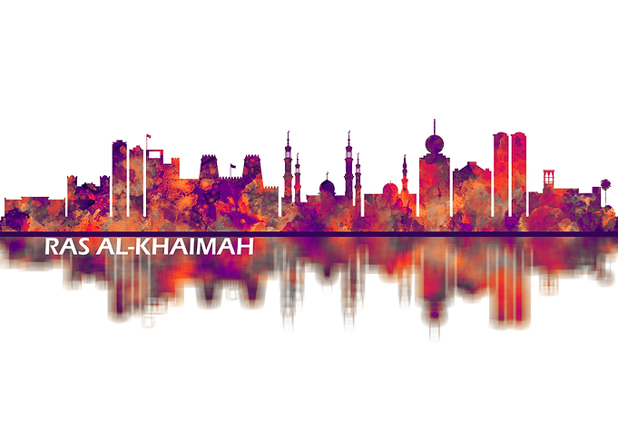 Ras Al Khaimah UAE Skyline