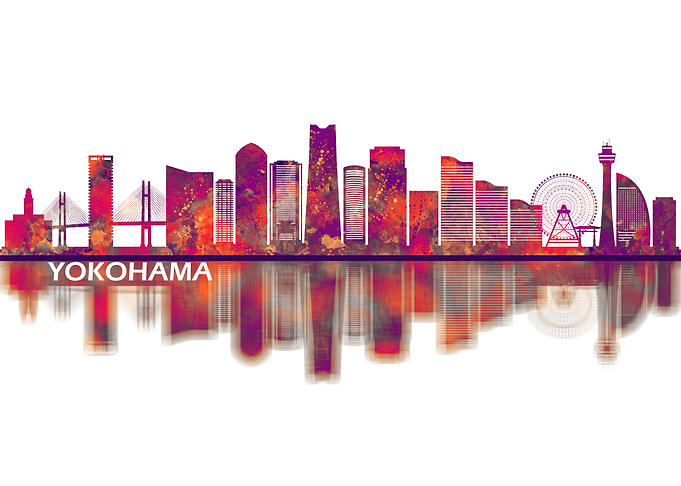 Yokohama Japan Skyline