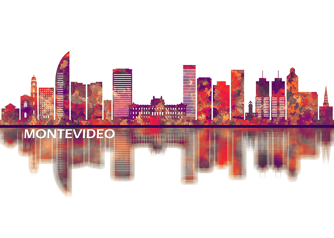 Montevideo Uruguay Skyline