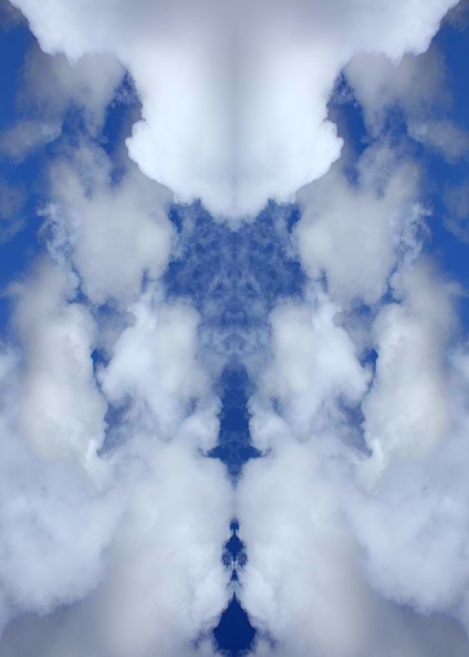 Psychedelic trippy sky