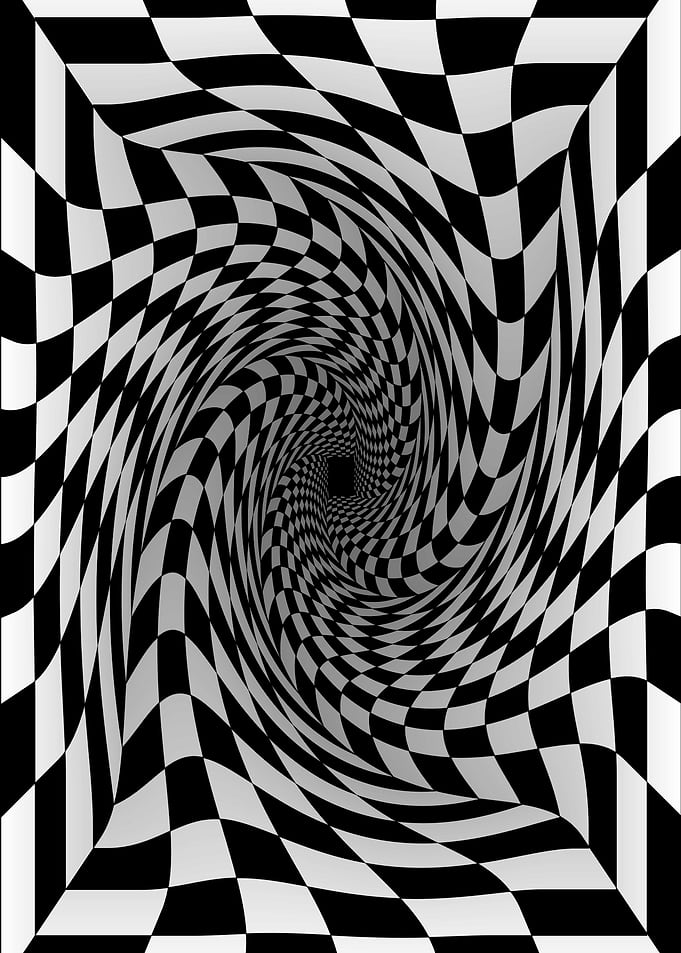 Optical Illusion Vortex 3D