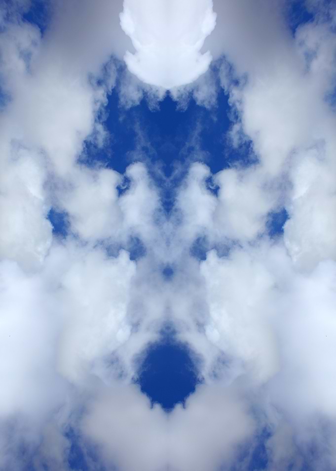 Psychedelic trippy sky