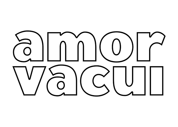Minimalism amor vacui