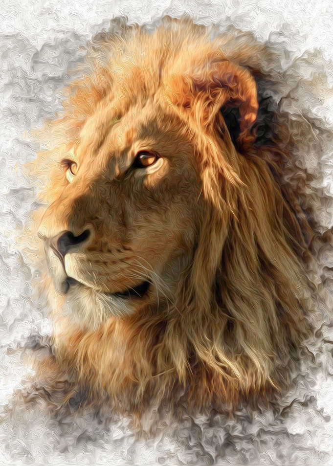 Lion Watercolor