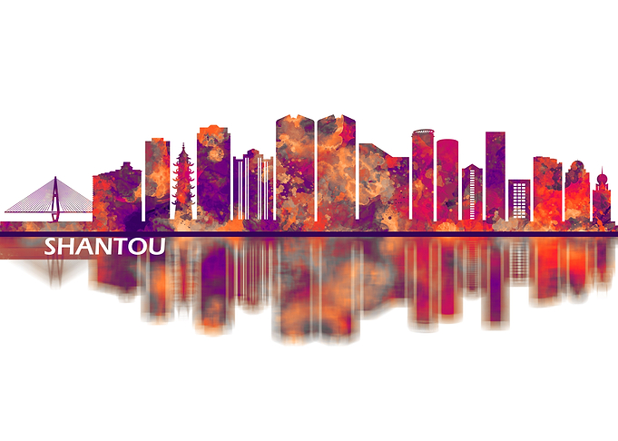 Shantou China Skyline