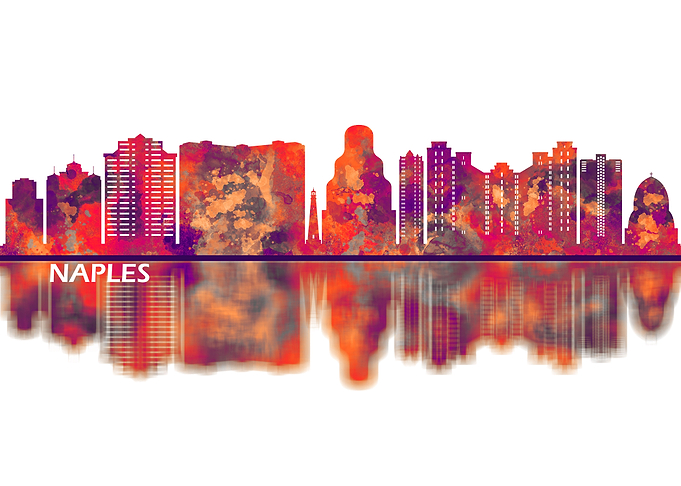 Naples USA Skyline