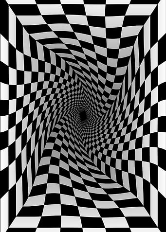 Optical Illusion Vortex 3D