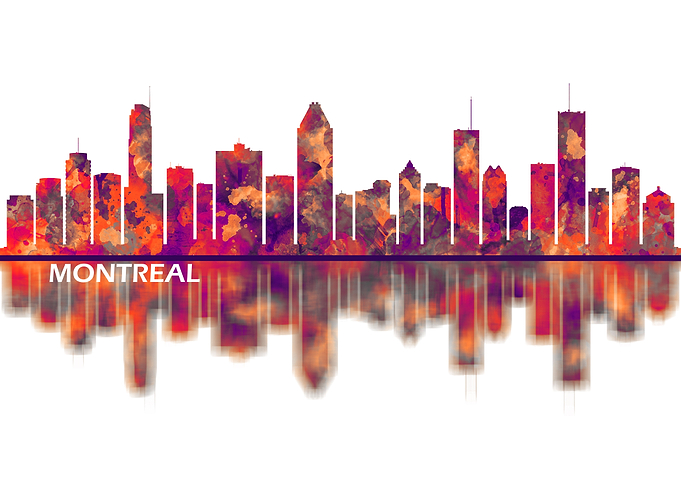 Montreal Canada Skyline