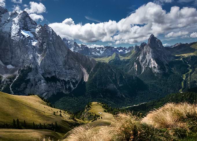 dolomite mountains italy