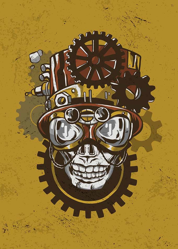 Steampunk Skull
