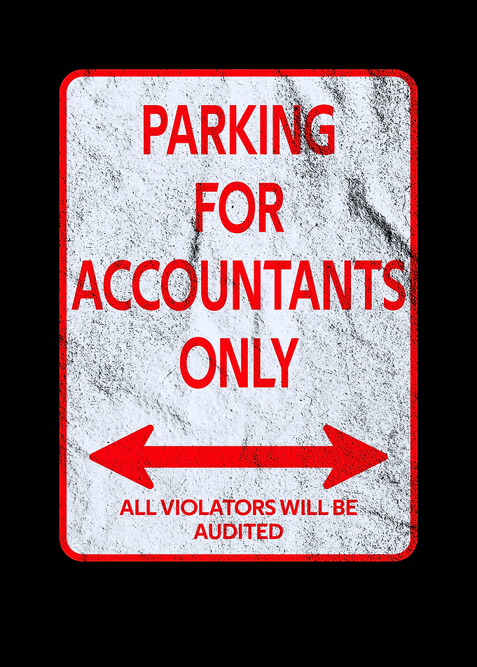 Parking accountants sign