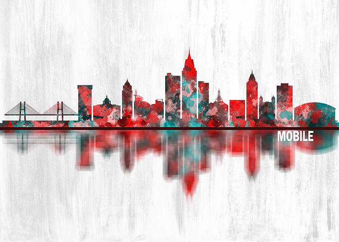 Mobile Alabama Skyline