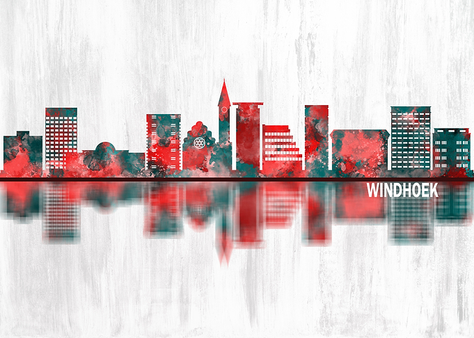 Windhoek Namibia Skyline