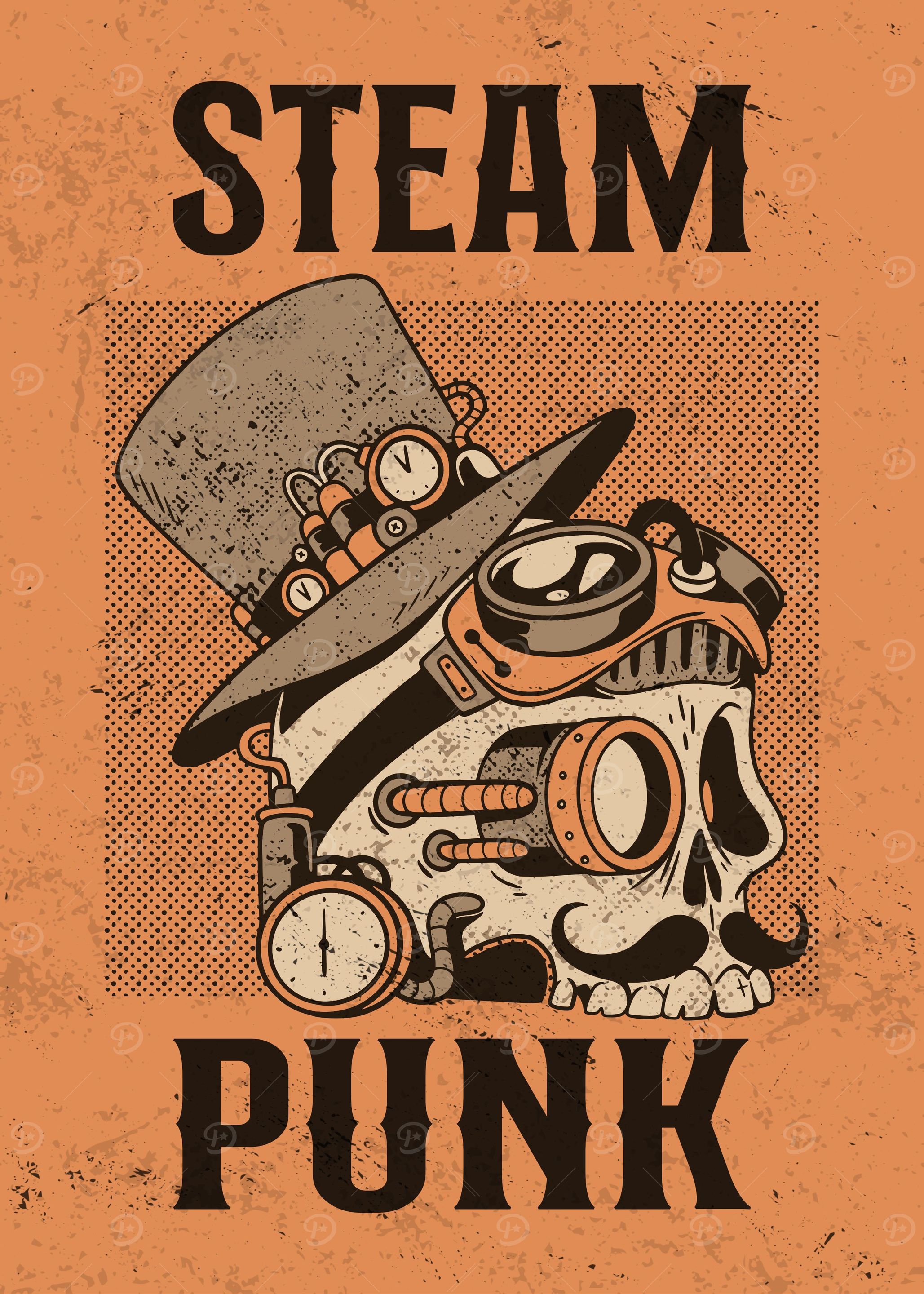 Steampunk Skull