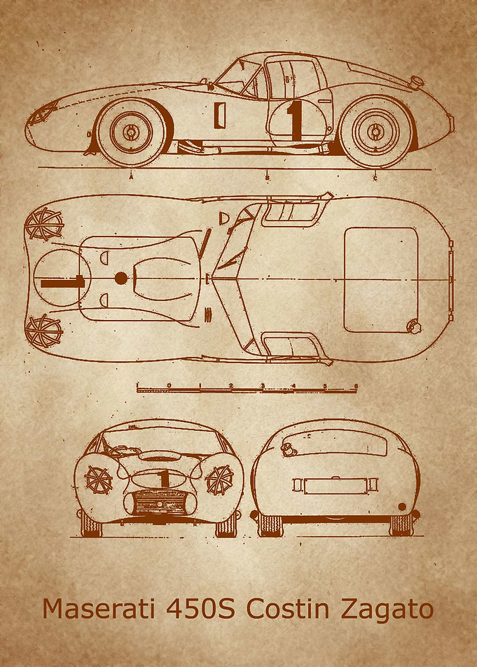Maserati 450S old